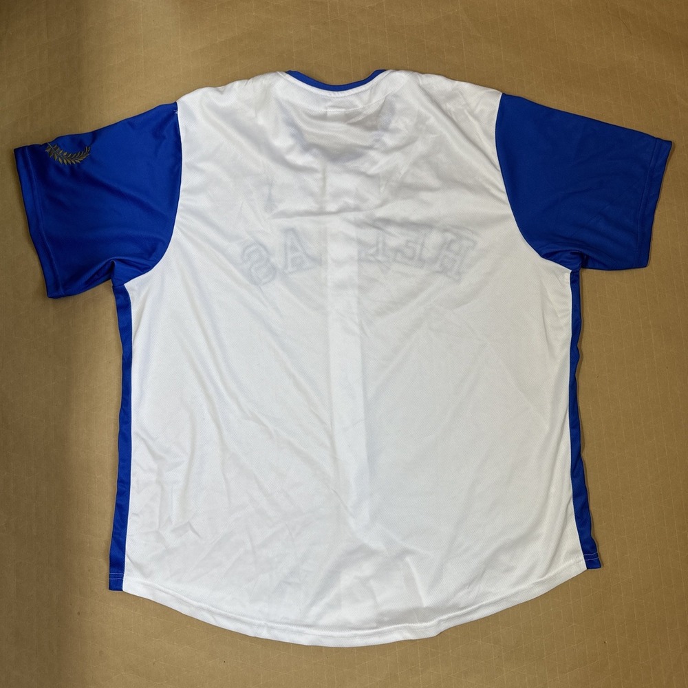 Boston Red Sox GREEK HERITAGE NIGHT Fenway Park SGA Replica "HELLAS" Jersey (XL) - Picture 5 of 5